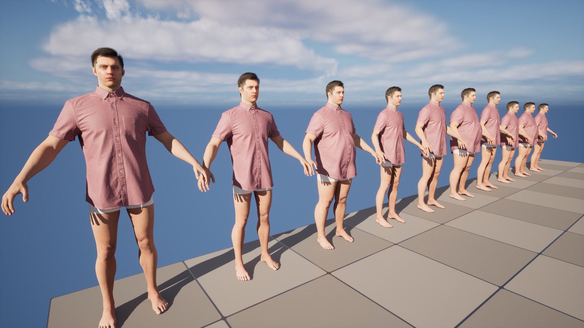 3D Shirt 65 - All MH Bodies UE5 Skeletons - Rigged Model - TurboSquid ...
