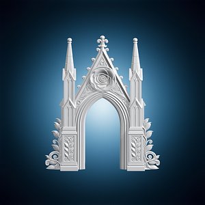 Twilight Cathedral Frame 3D Print Model
