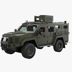 3D Lenco BearCat G3 - off Road Armored Vehicle Green