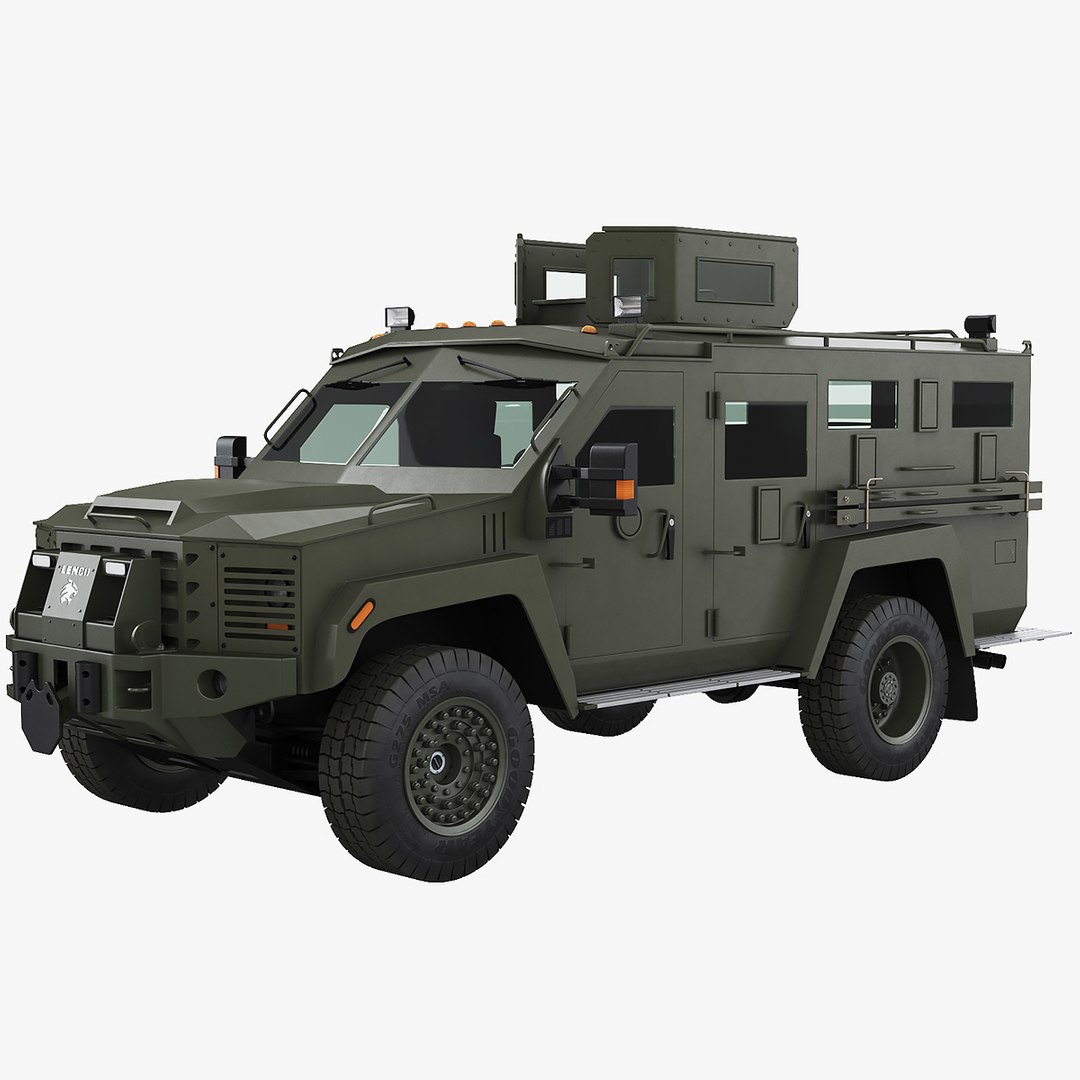 3D Lenco BearCat G3 - Off Road Armored Vehicle Green - TurboSquid
