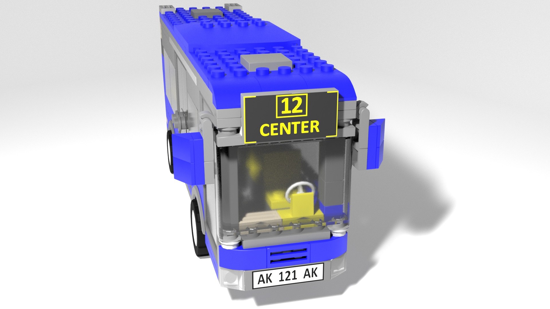 3D LEGO Bus - TurboSquid 1993705