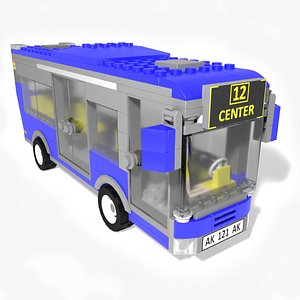 3D LEGO Bus