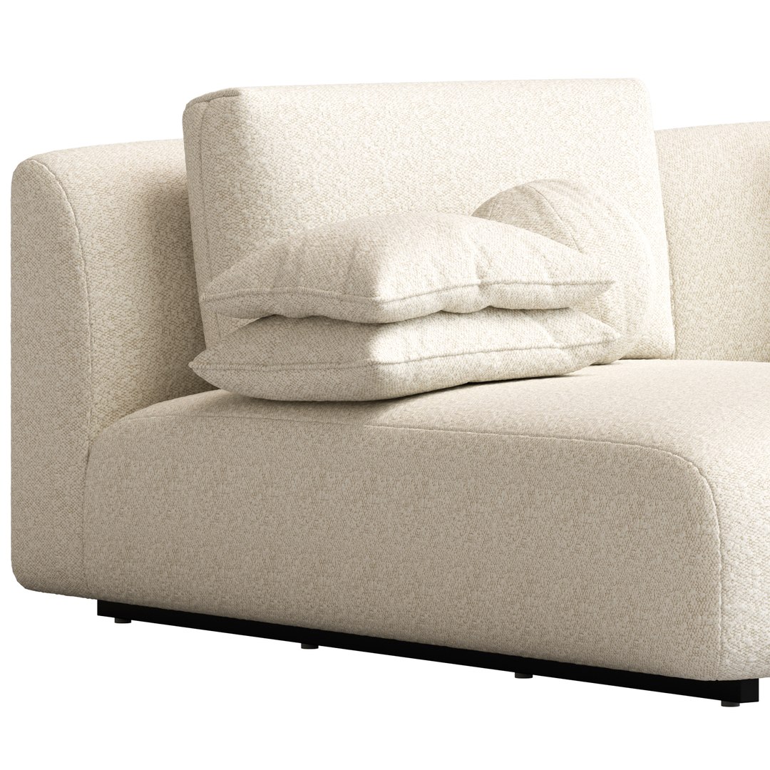 3D Coco Republic Tamsin Modular Sofa - TurboSquid 2165544
