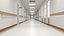 Hospital Hallway Straight Corridor