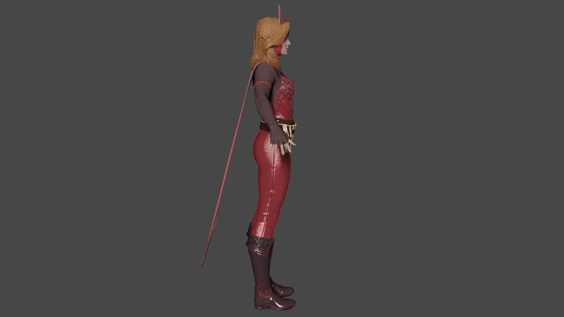 Scarlet Witch 3D Model - TurboSquid 2329886