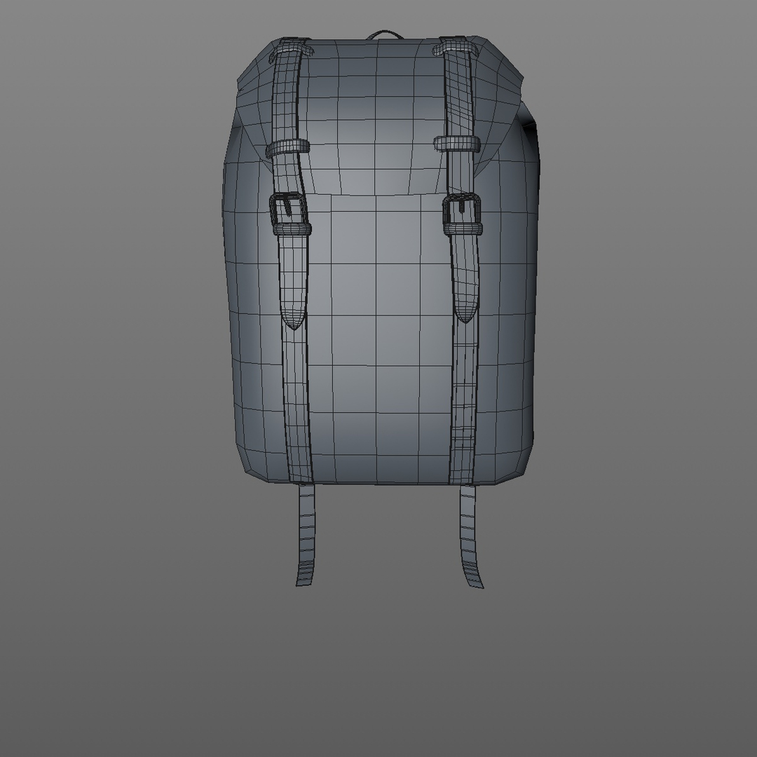 Chino Canvas Rucksack Bag 3D Model - TurboSquid 1410249