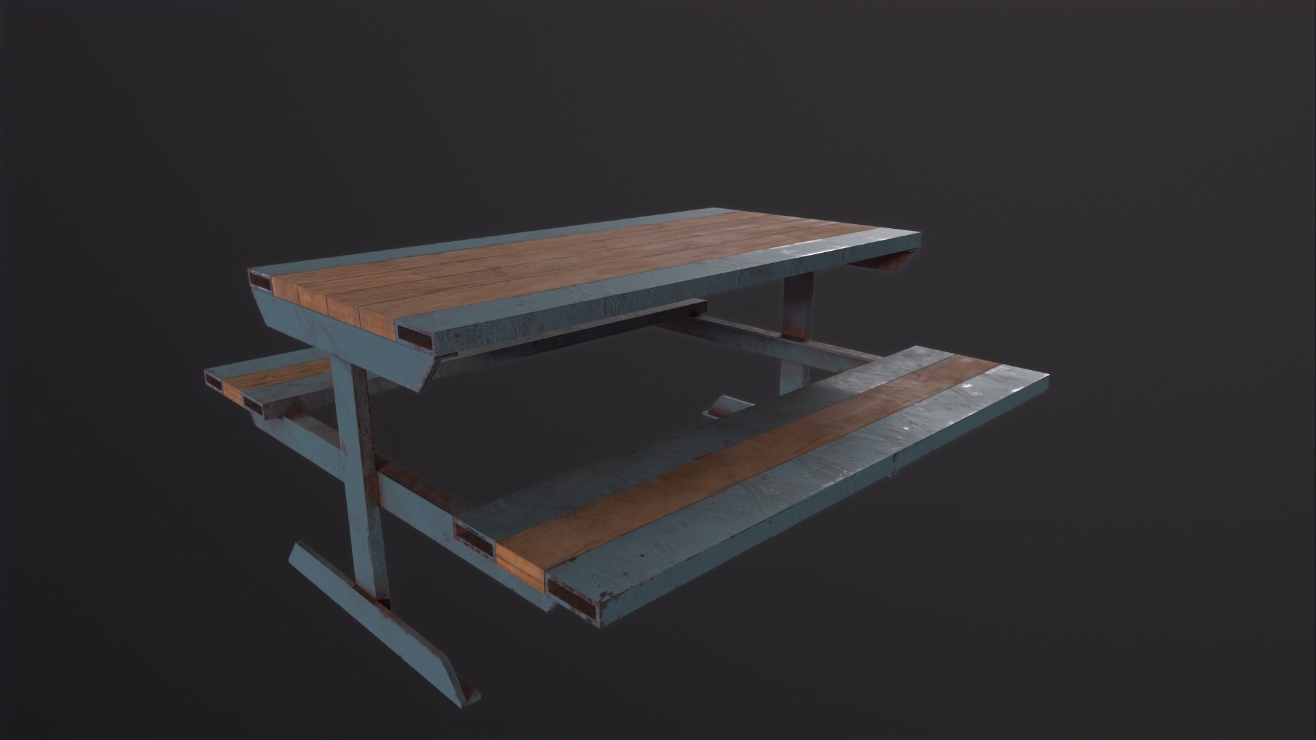 3D Skate Park Bench Model - TurboSquid 2138912