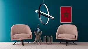 interior chairs 3D model