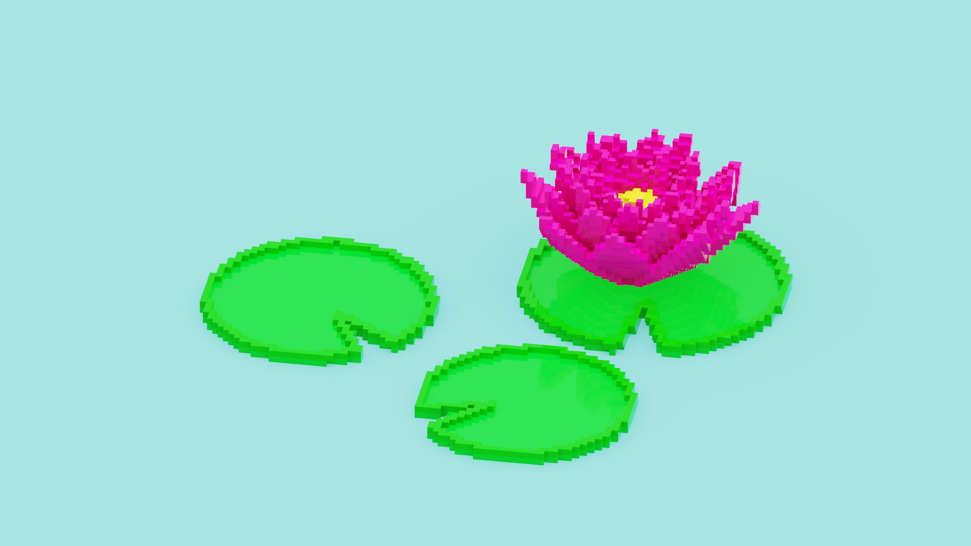 3D Model Voxel Lotus - TurboSquid 2047706