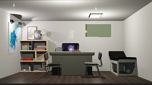 Indoor clinic room model
