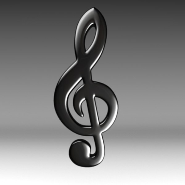 musical symbols 3d 3ds