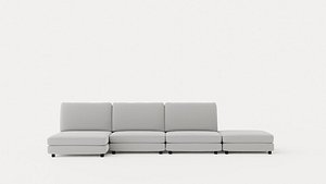 Ark U Module Sofa With Divan Reversible