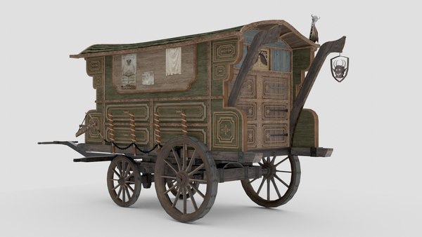 木製馬車3Dモデル - TurboSquid 2111418