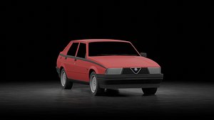 3D Alfa-Romeo 75 1985
