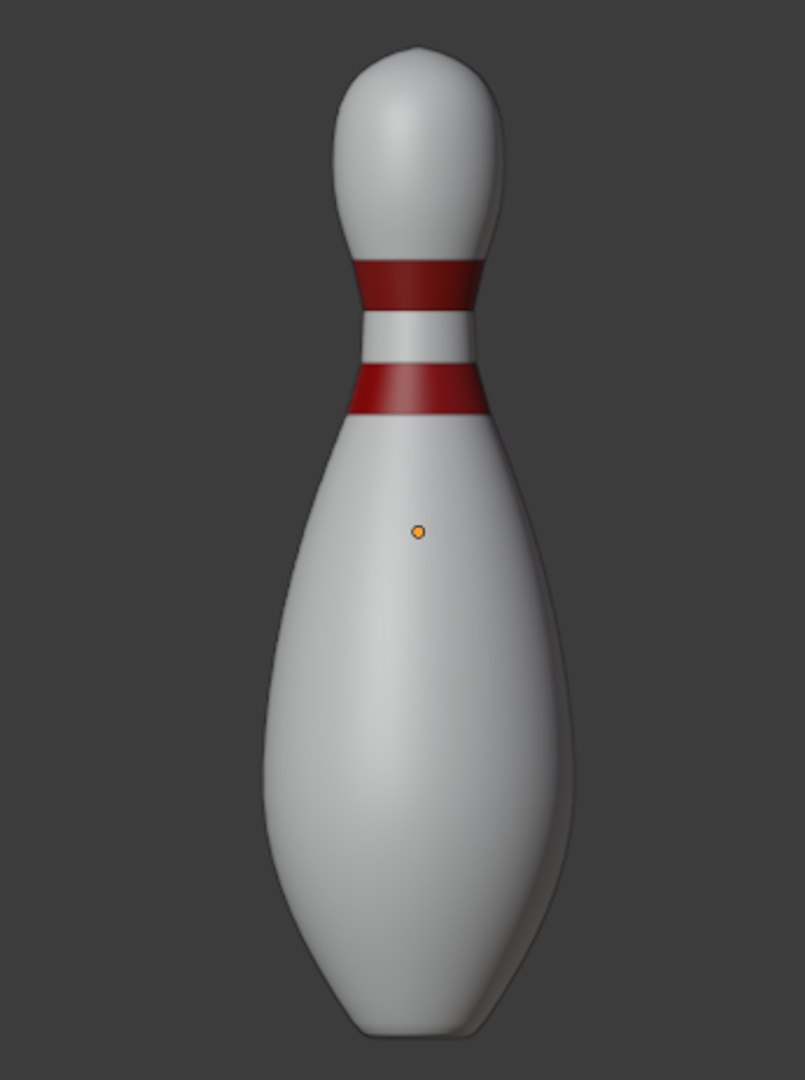 3D Simple Bowling Pin - TurboSquid 1618945
