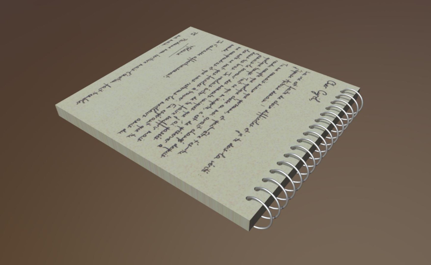 Notebook 3D Model - TurboSquid 2333256