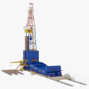 Drilling Rig LowPoly