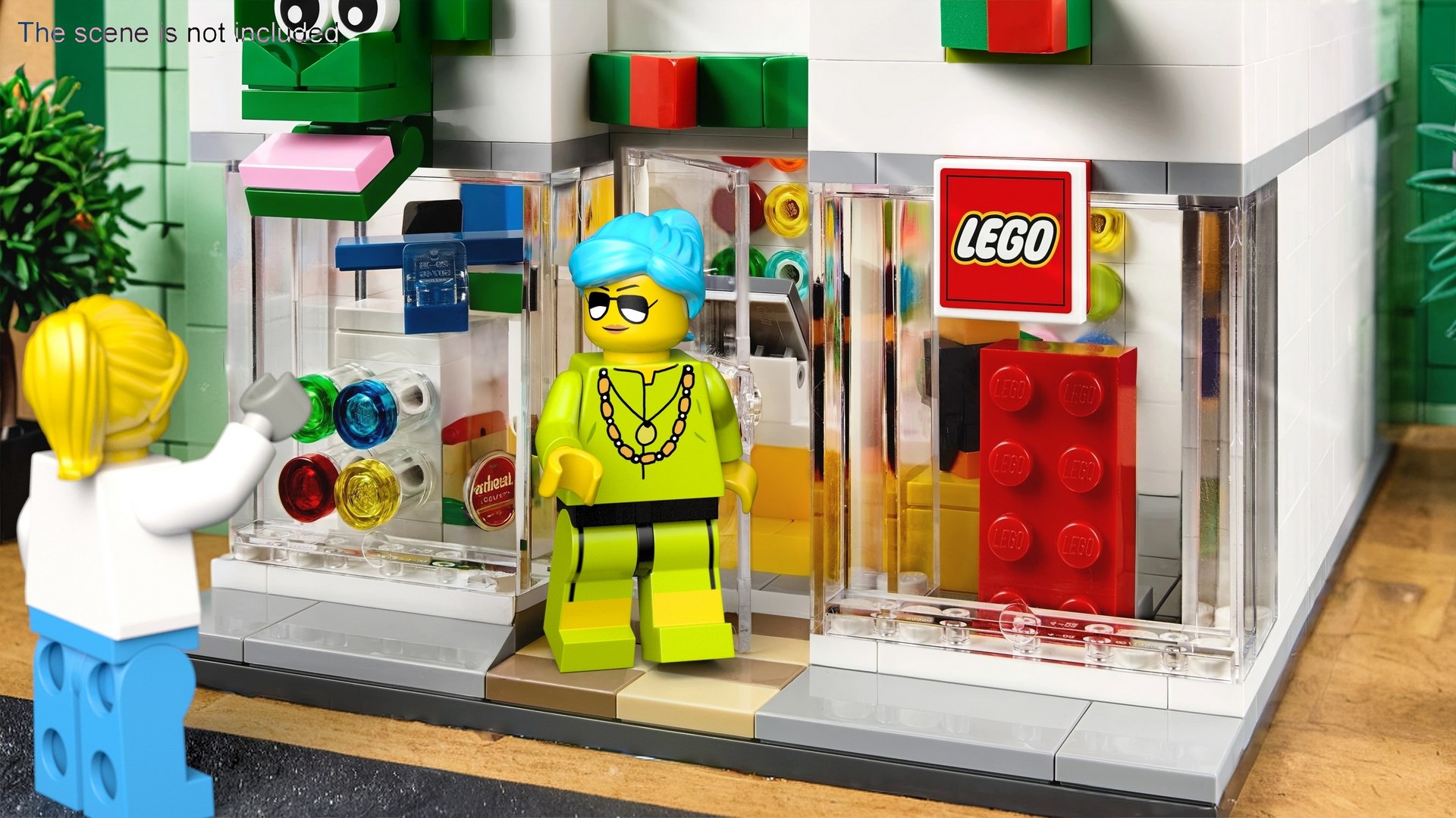 Minifigure LEGO Fashionista Rigged for Maya 3D model preview