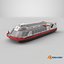 3D Chinese Cruise Boat model