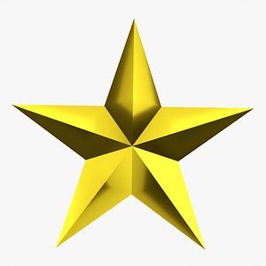 Christmas gold star 02 model