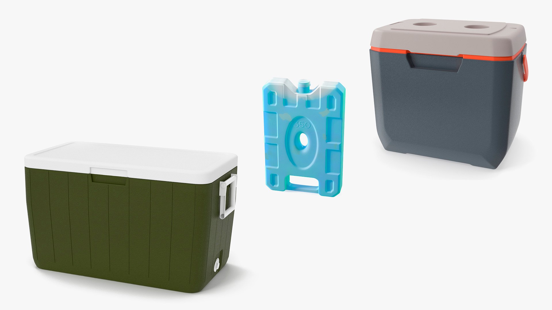 Ice Coolers Collection Model - TurboSquid 2215088