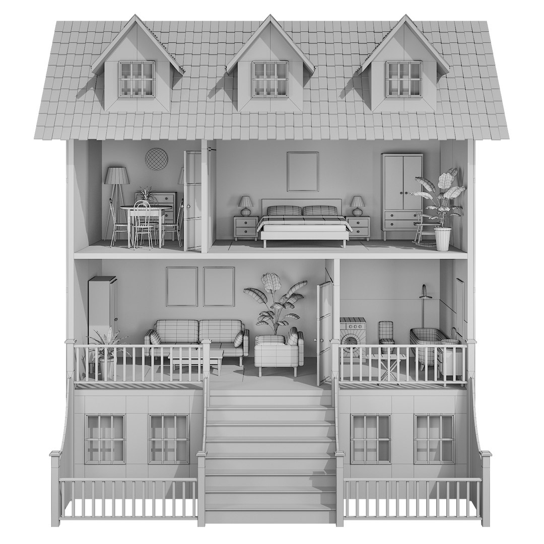 Dollhouse 3d Turbosquid 1962747