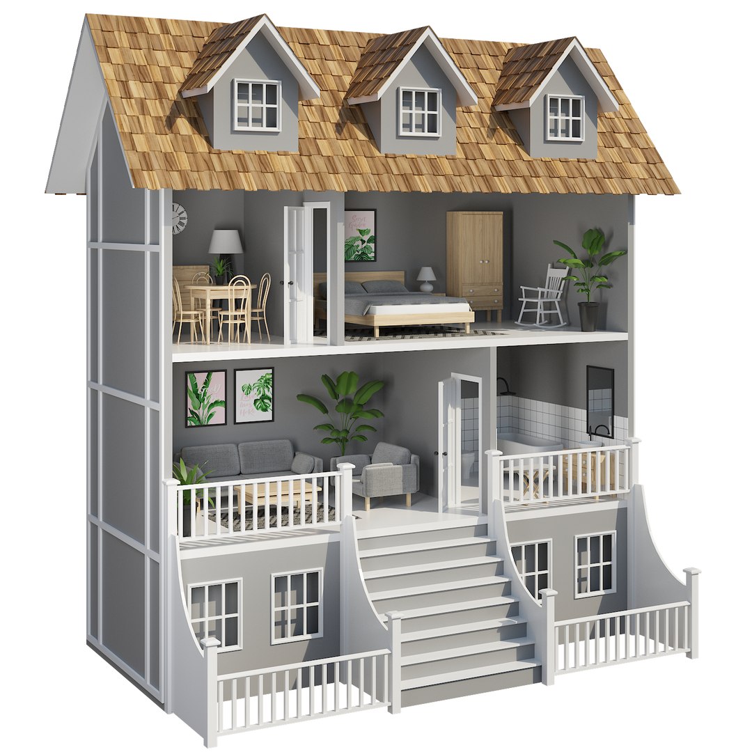 Dollhouse 3D - TurboSquid 1962747