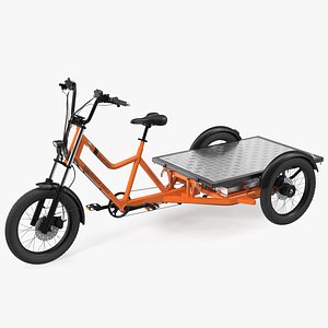 Rad Power Bike RadBurro with Flatbed 3D model