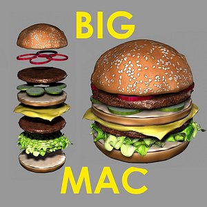 Big  Mac  Burger 3D model