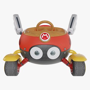 Mario Kart Biddybuddy Veichle Baby Mario