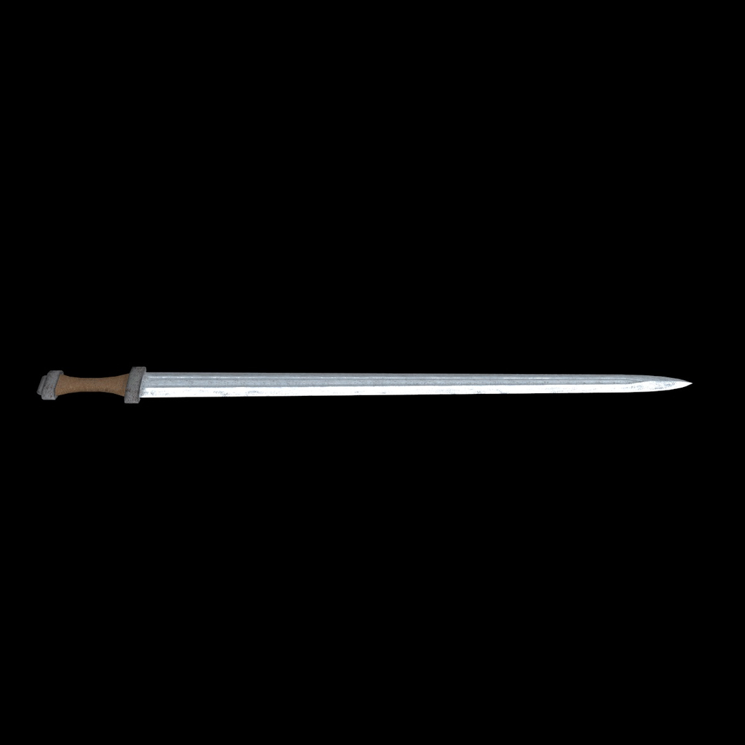 3d Nydam Sword Model