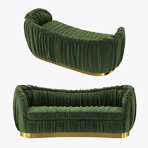 sofa brabbu dakota velvet 3D model