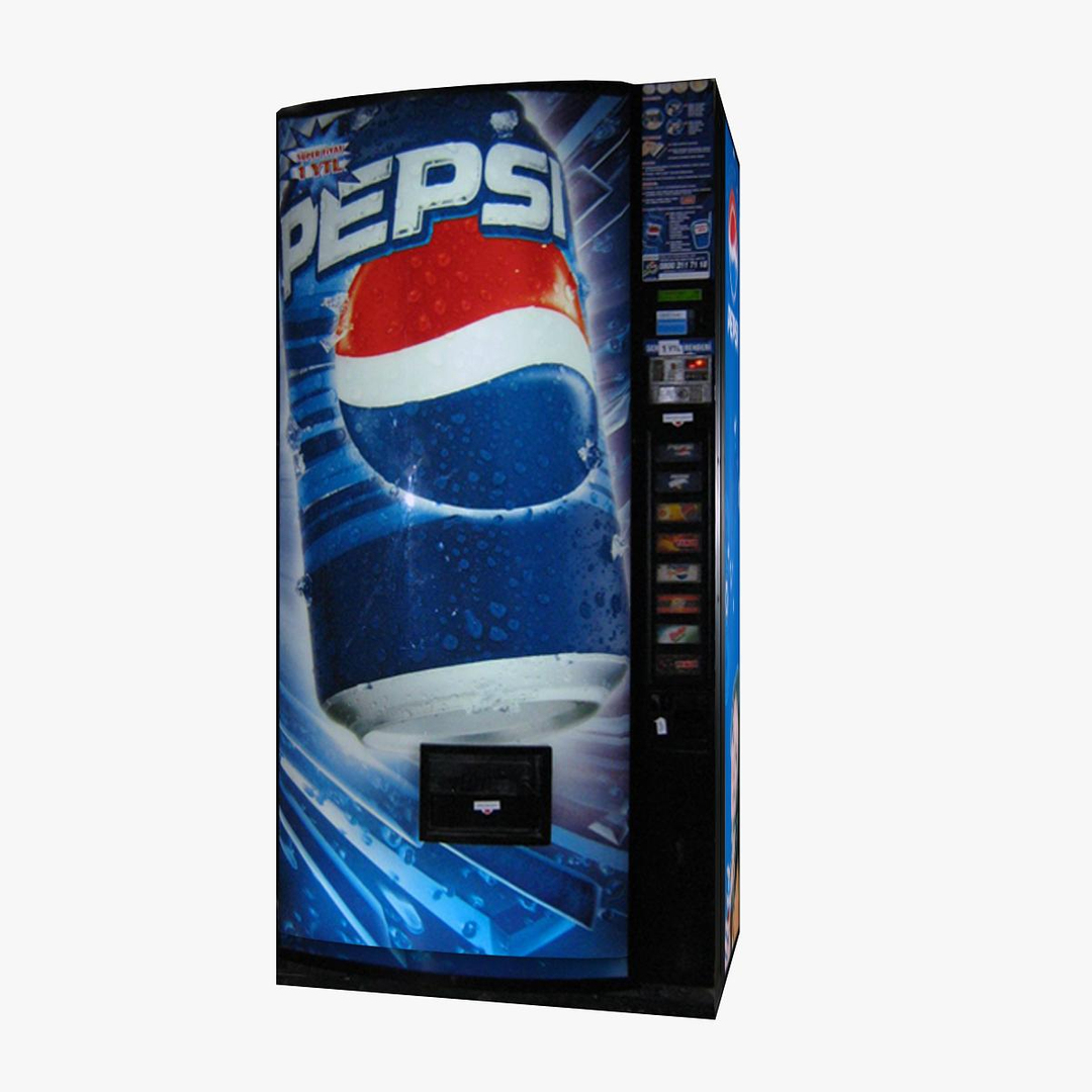 Pepsi Vending Machine 3d Max