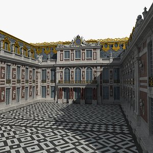 Versailles Palace Entrance Side