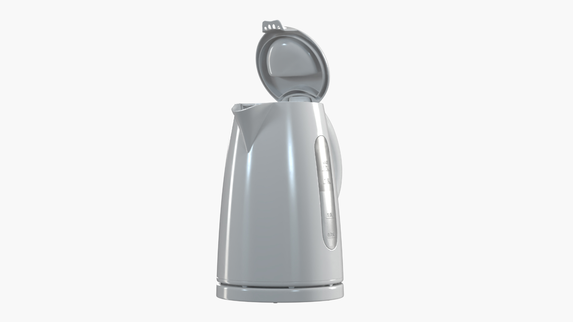 3D Model Electric Kettle With Water Open - TurboSquid 2296519