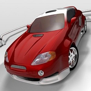tuned sport coupe 3d model