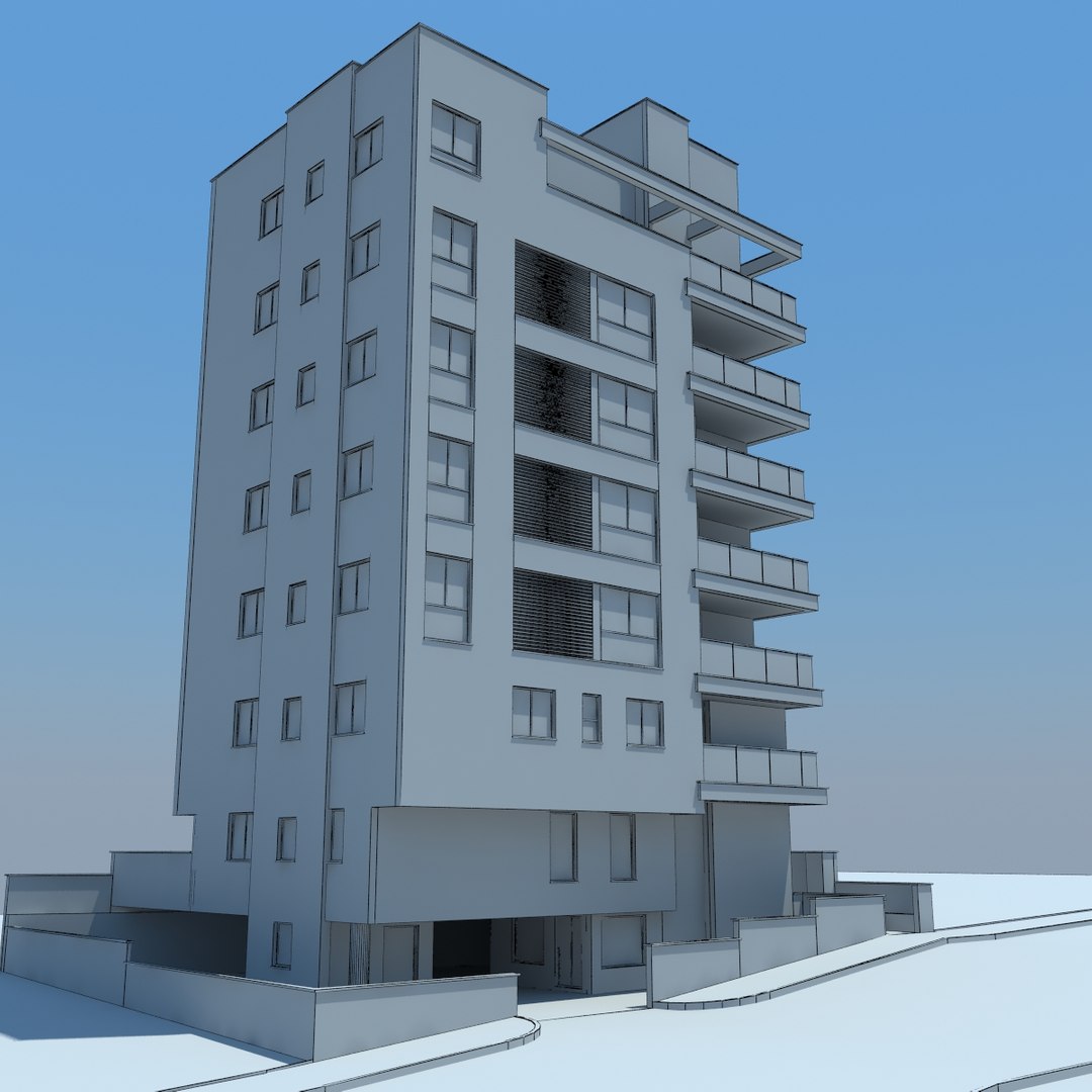 3d Buildings 1 7 Model