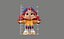 Low Poly Cartoon Girl Character Rigged Animated Game Ready