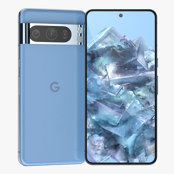 3D Google Pixel 8 Pro Sky Blue model