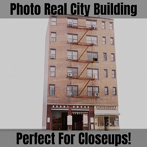 3D City building Photo Real