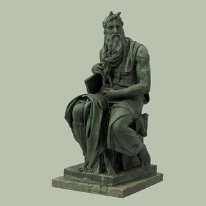 3D model Michelangelos Moses