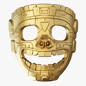 Aztec Mask Ancient Tribal model