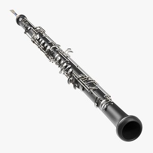 oboe notes 3d model