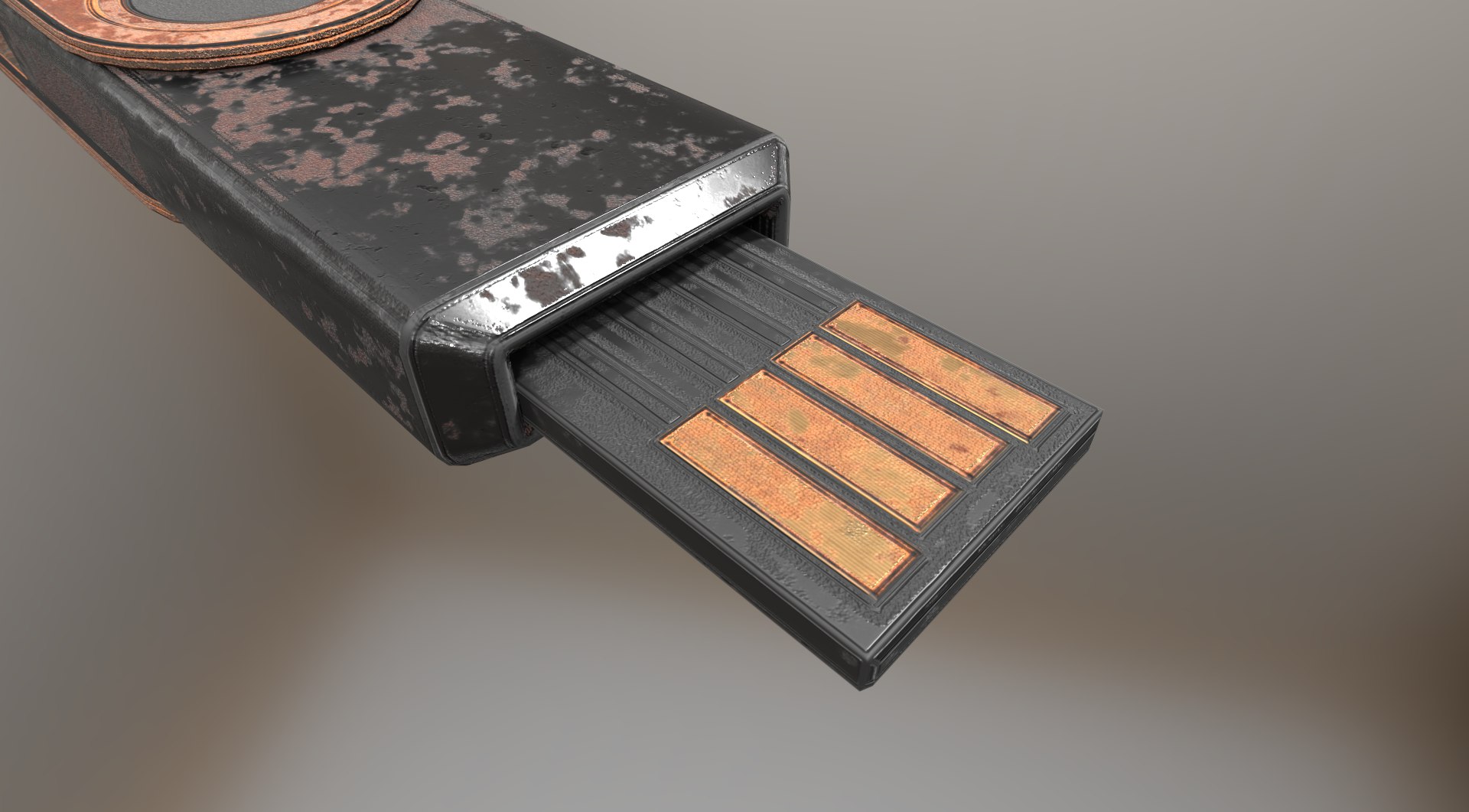 version usb stick rusty 3d 3ds
