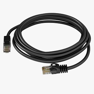 3D network wire model