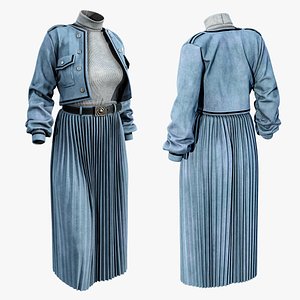 3D Girl s Outfit 012