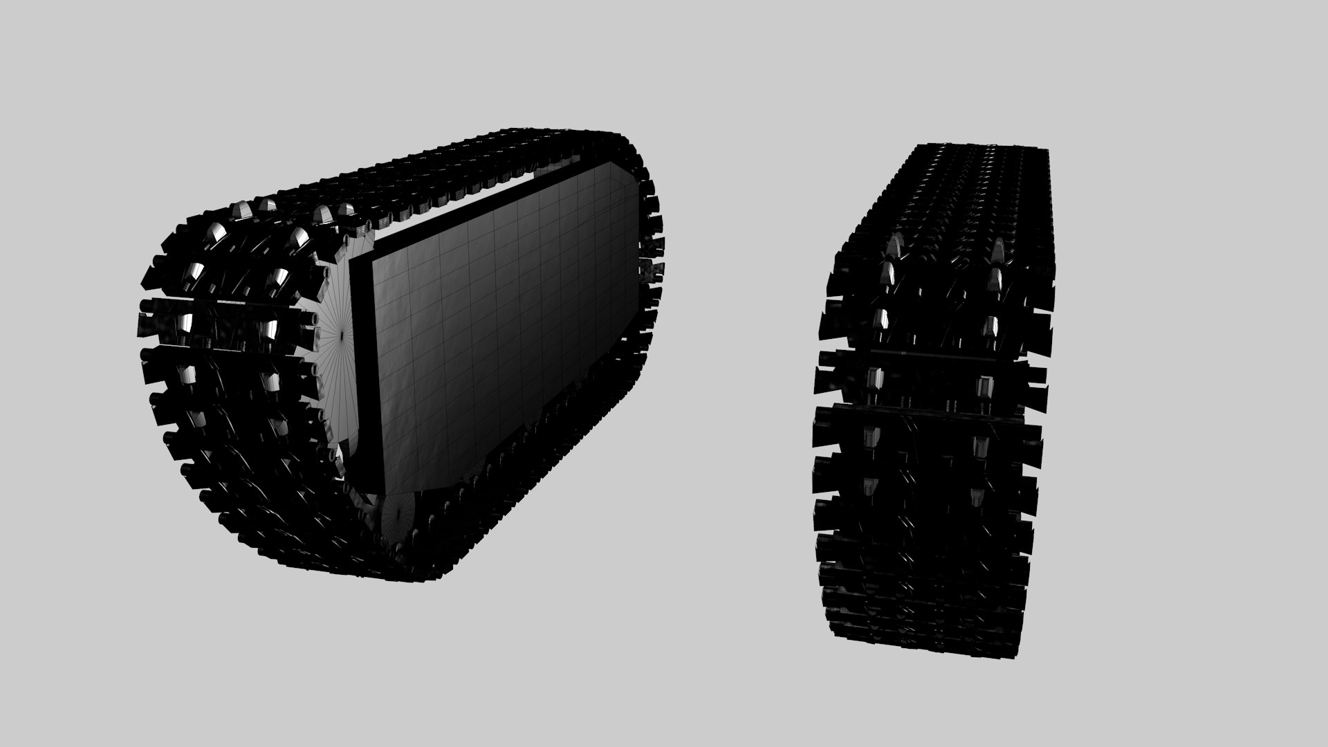3D Tank Tread Tracks - Rigged And Animated 3D Model - TurboSquid 2421692