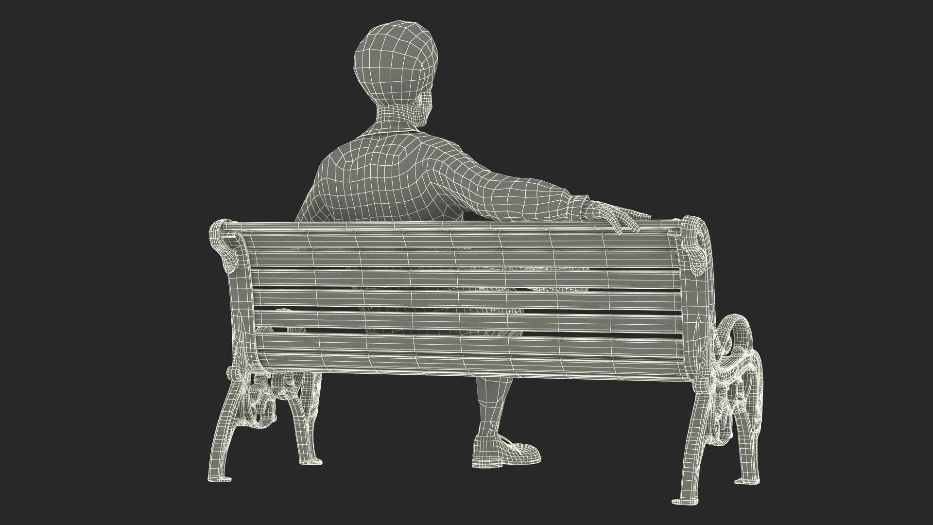 McDonalds Clown Bench Sitting Pose Fur For Maya 3D Model - TurboSquid ...