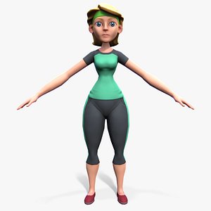Stylized Sportish Mom