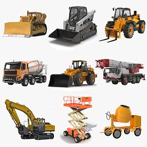 Construction Vehicles Collection 2 3D model